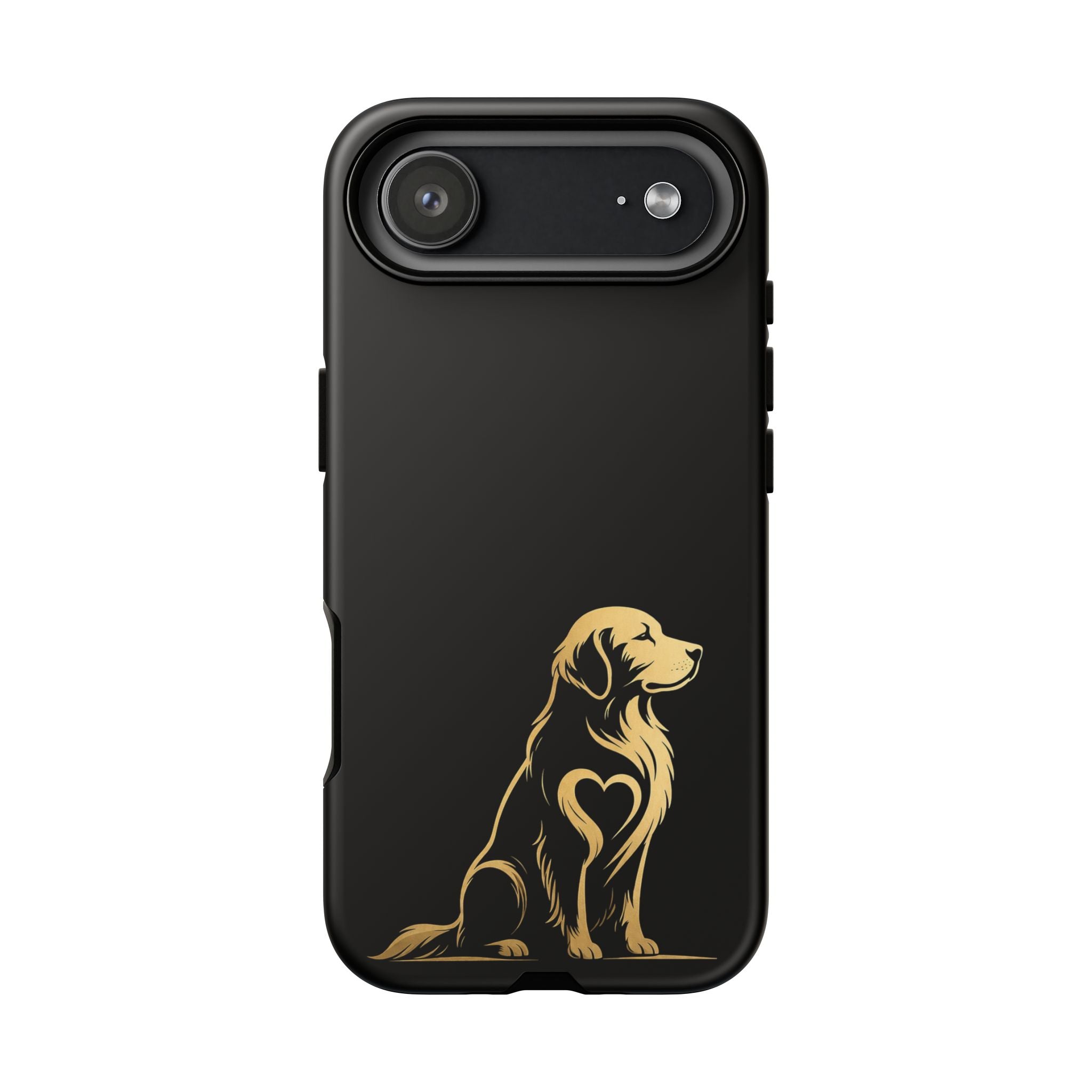 Golden Retriever Heart Phone Case