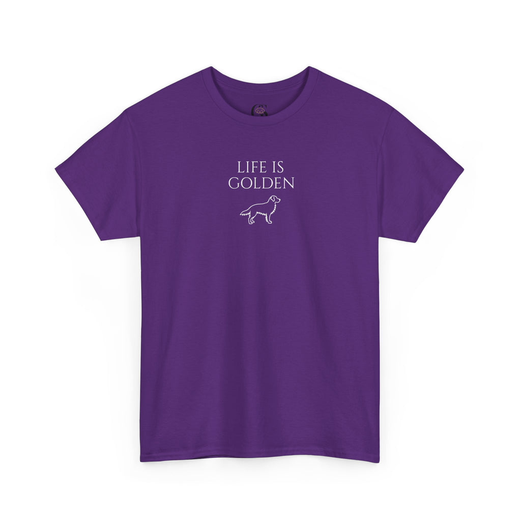 Life Is Golden Golden Retriever Tee