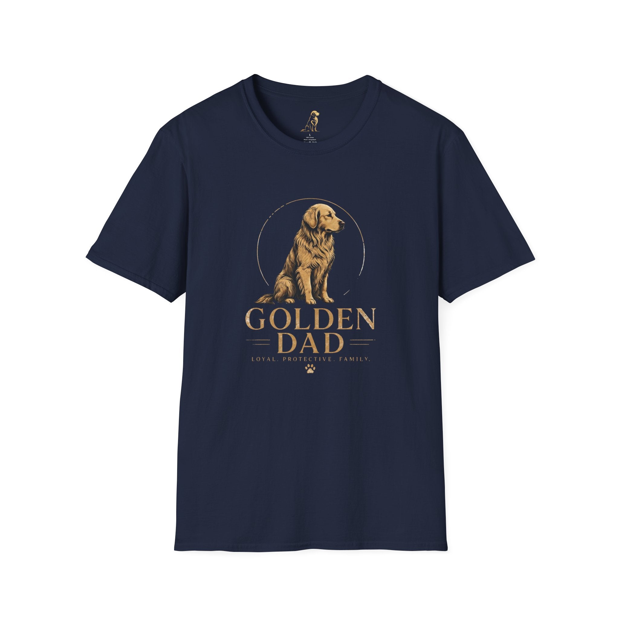 Golden Dad T-Shirt — Golden Retriever Dad Tee