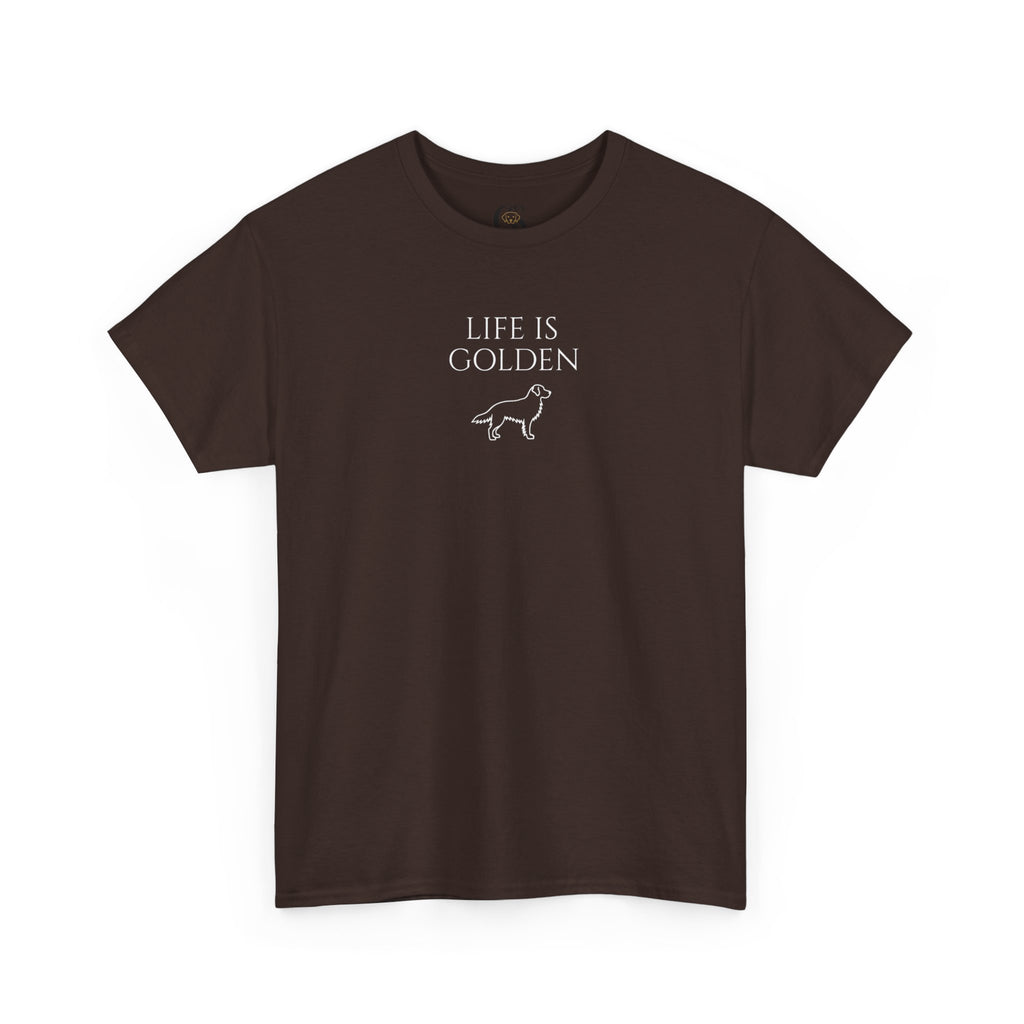 Life Is Golden Golden Retriever Tee