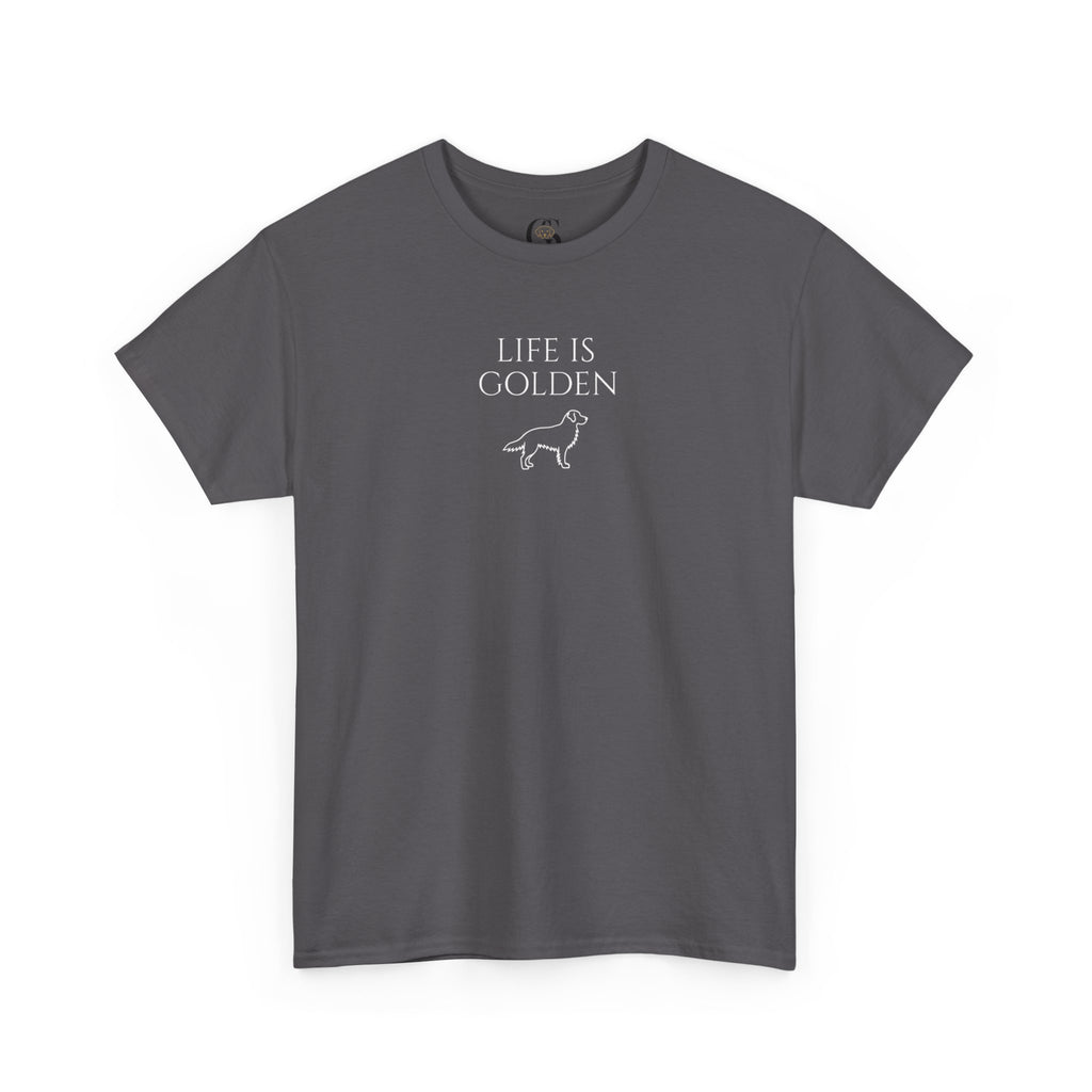Life Is Golden Golden Retriever Tee