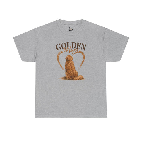 Golden Retriever Mom T-Shirt — "Golden Mom" Dog Lover Tee