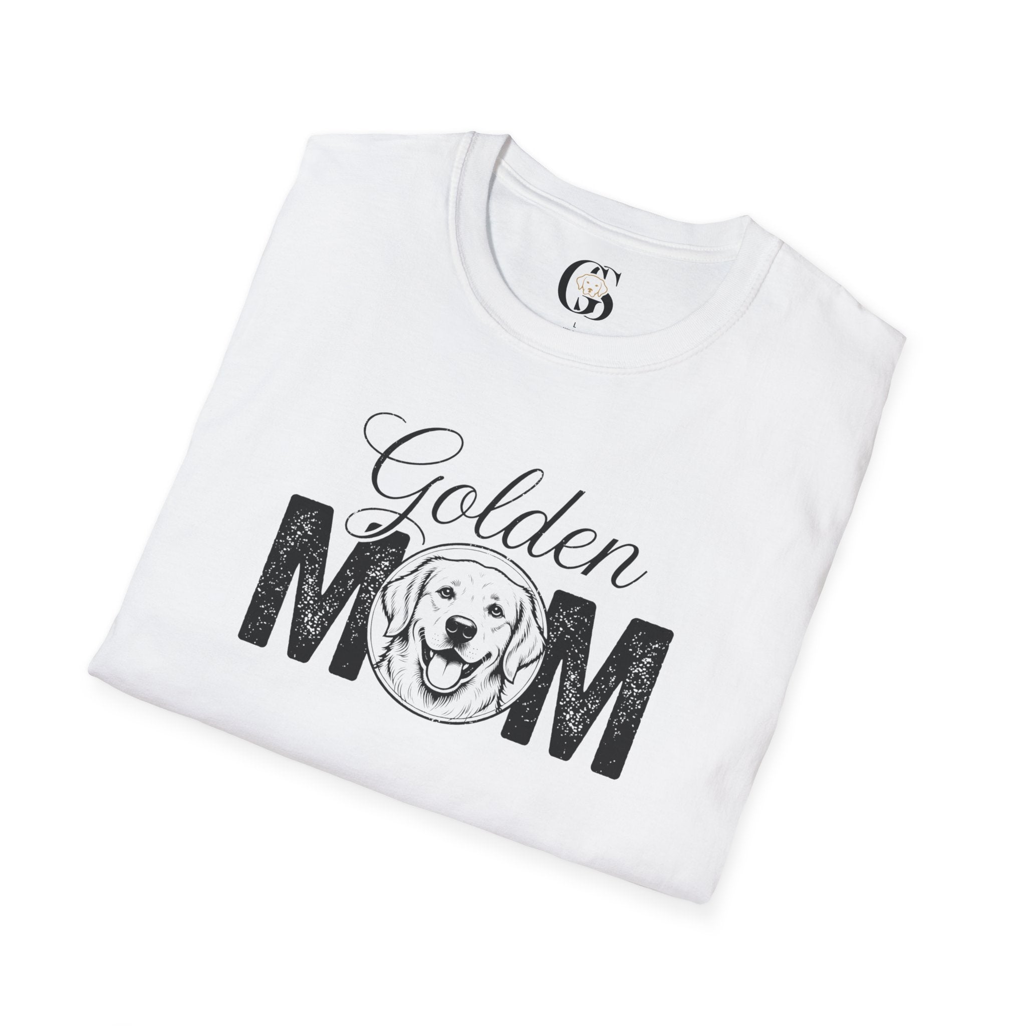 Golden Mom T-Shirt – Vintage Golden Retriever Mom Tee