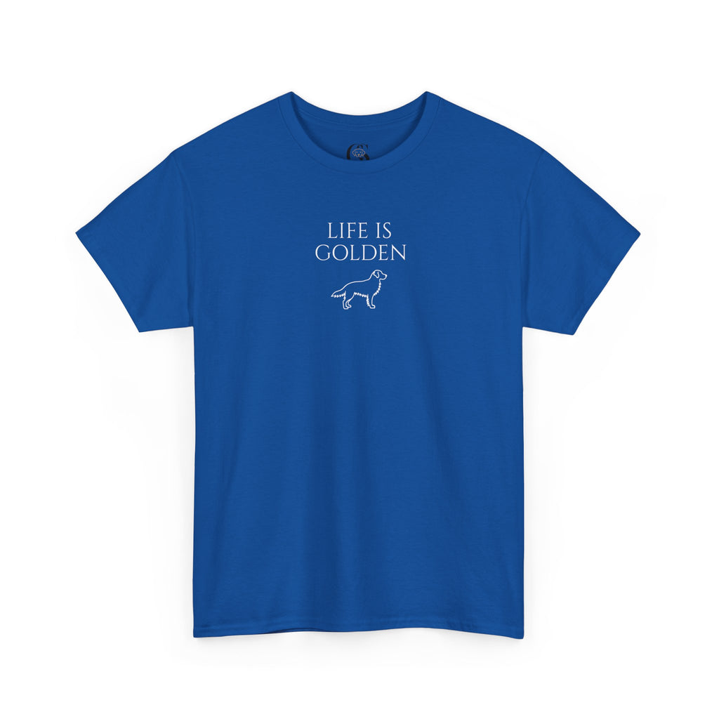 Life Is Golden Golden Retriever Tee