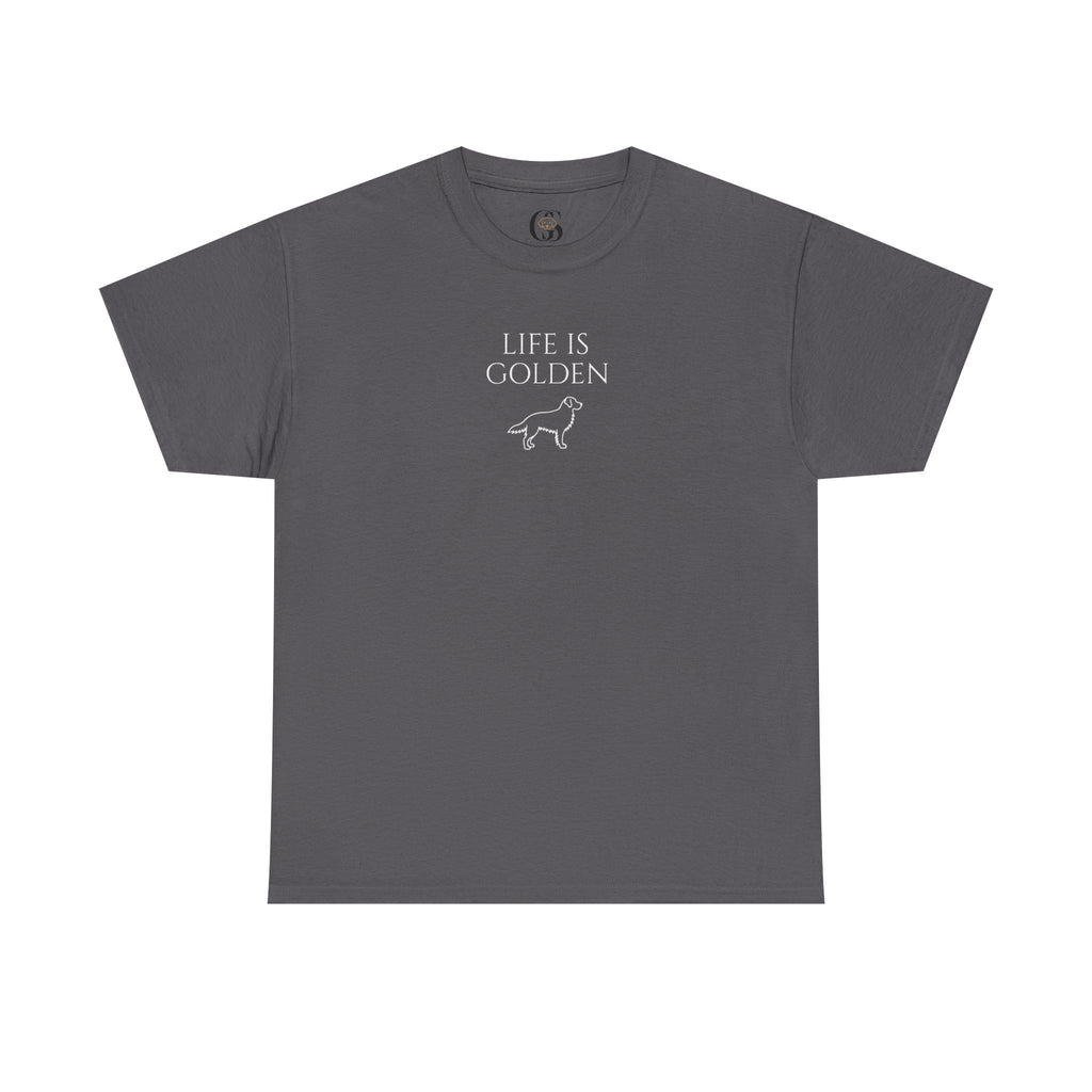 Life Is Golden Golden Retriever Tee