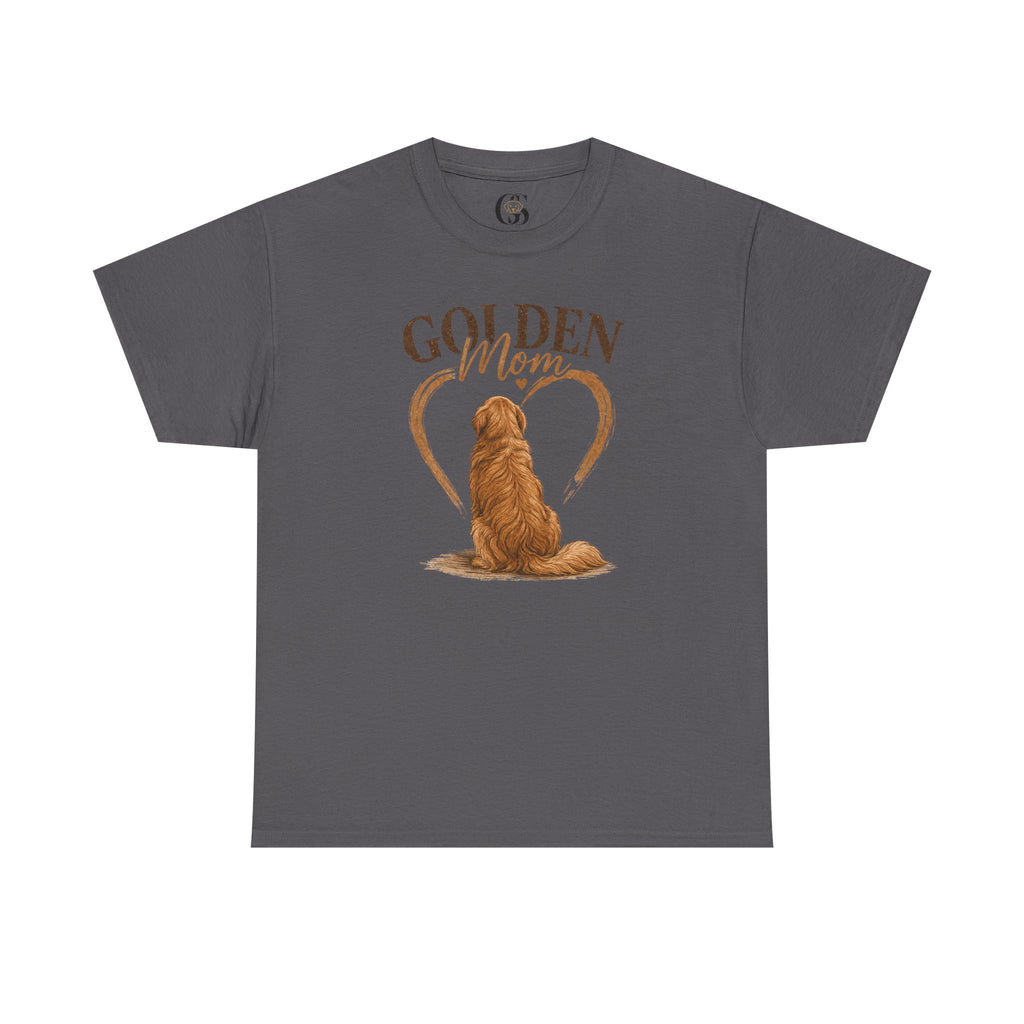 Golden Retriever Mom T-Shirt — "Golden Mom" Dog Lover Tee