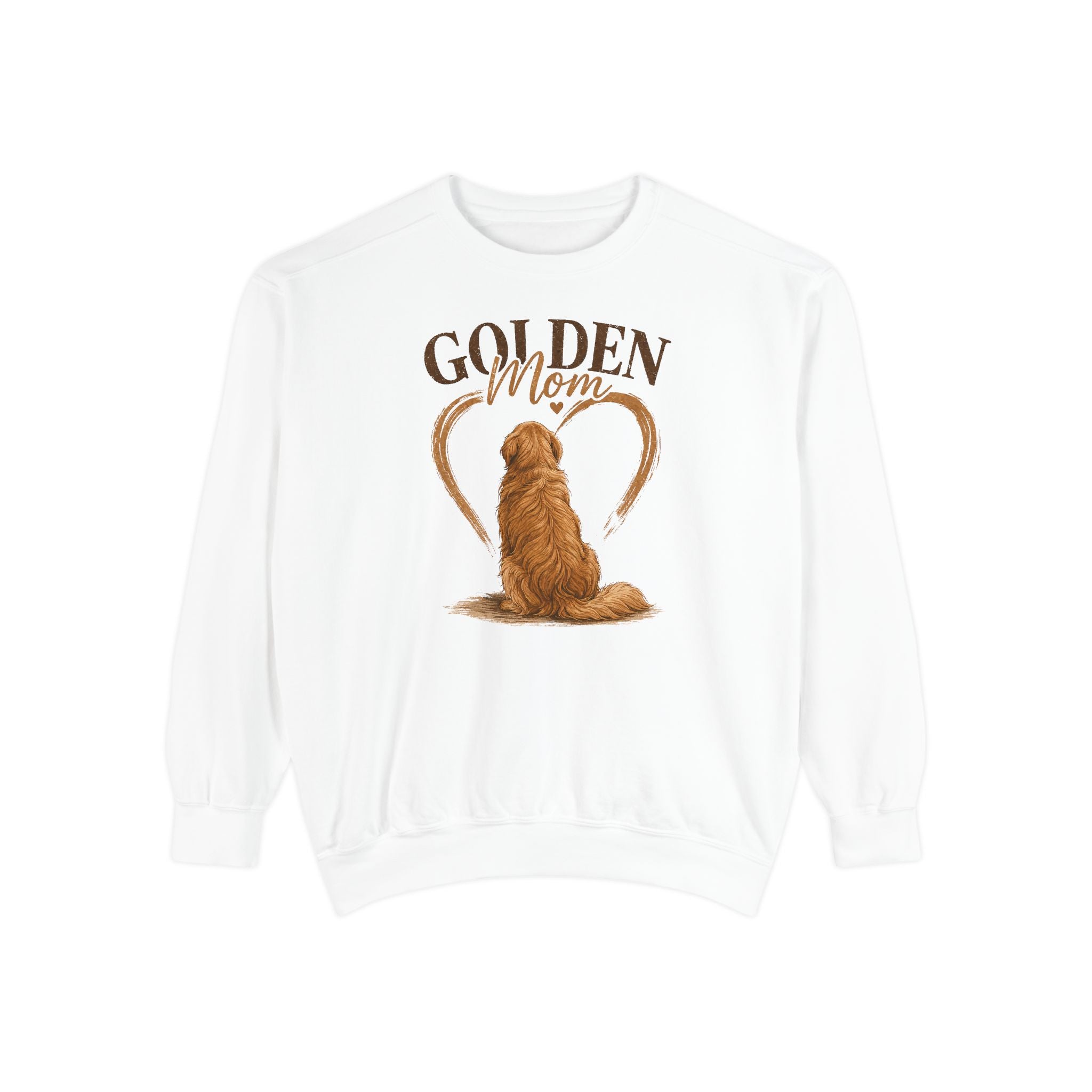 Golden Retriever Mom Sweatshirt — "Golden Mom" Dog Lover Crewneck