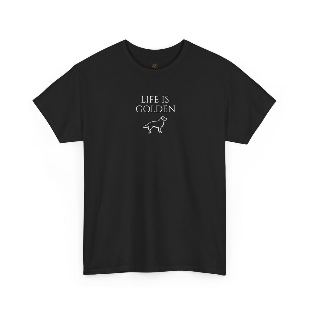 Life Is Golden Golden Retriever Tee