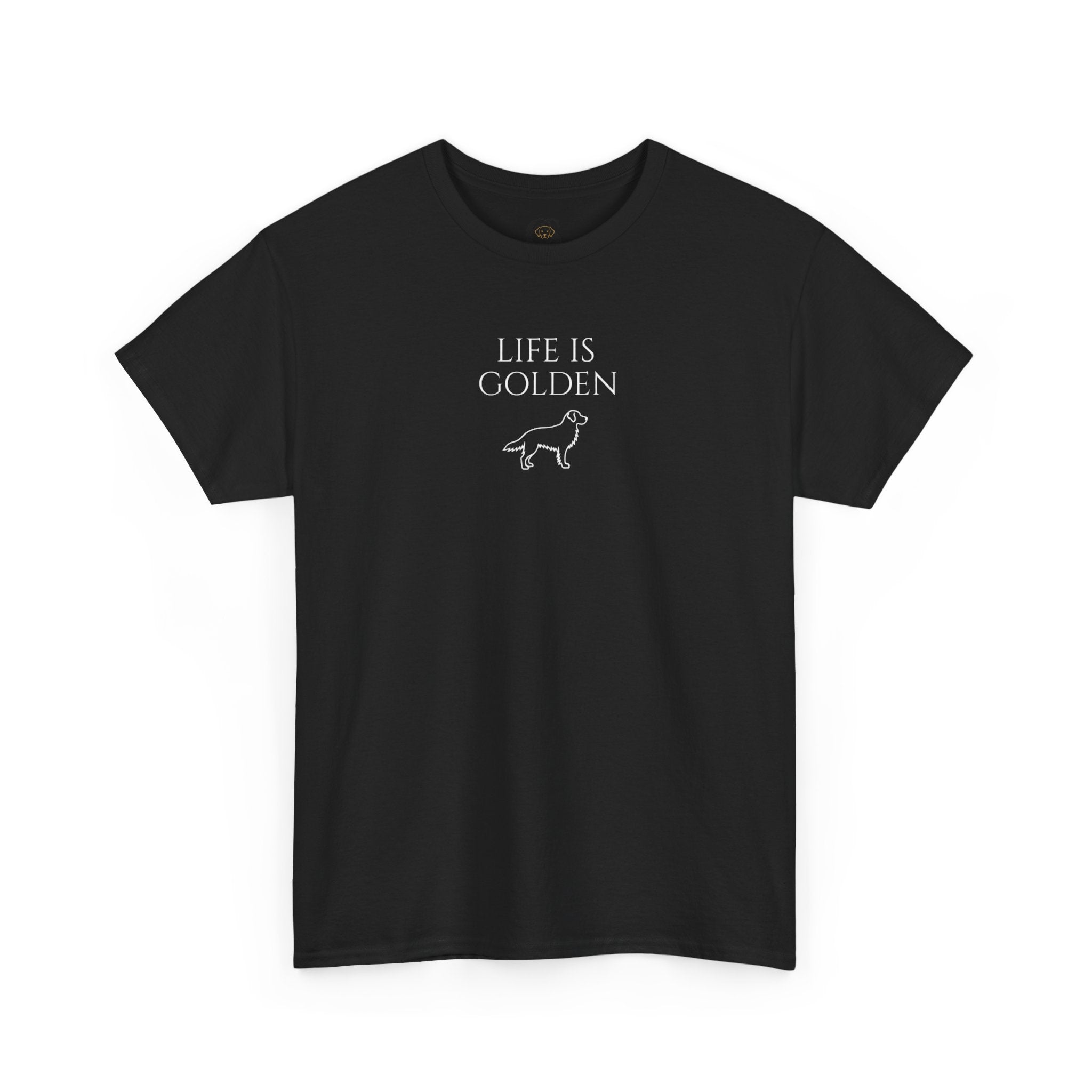 Life Is Golden Golden Retriever Tee