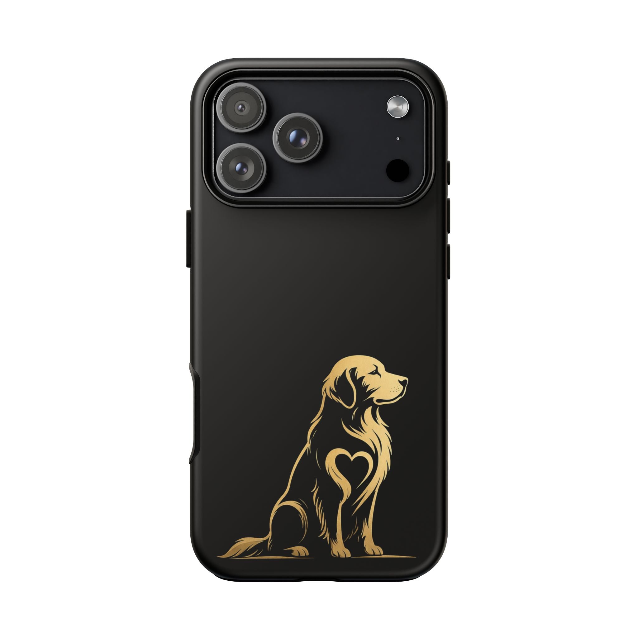 Golden Retriever Heart Phone Case