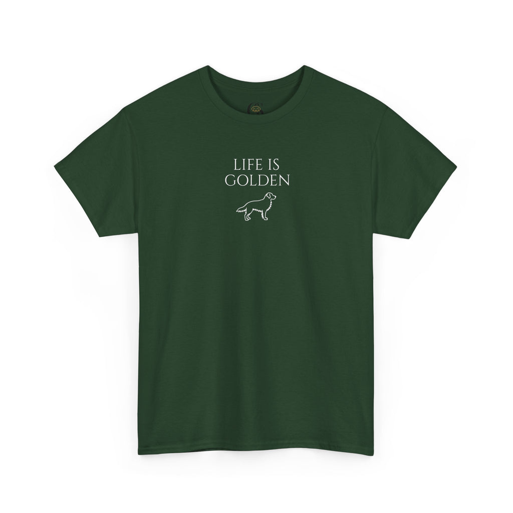 Life Is Golden Golden Retriever Tee