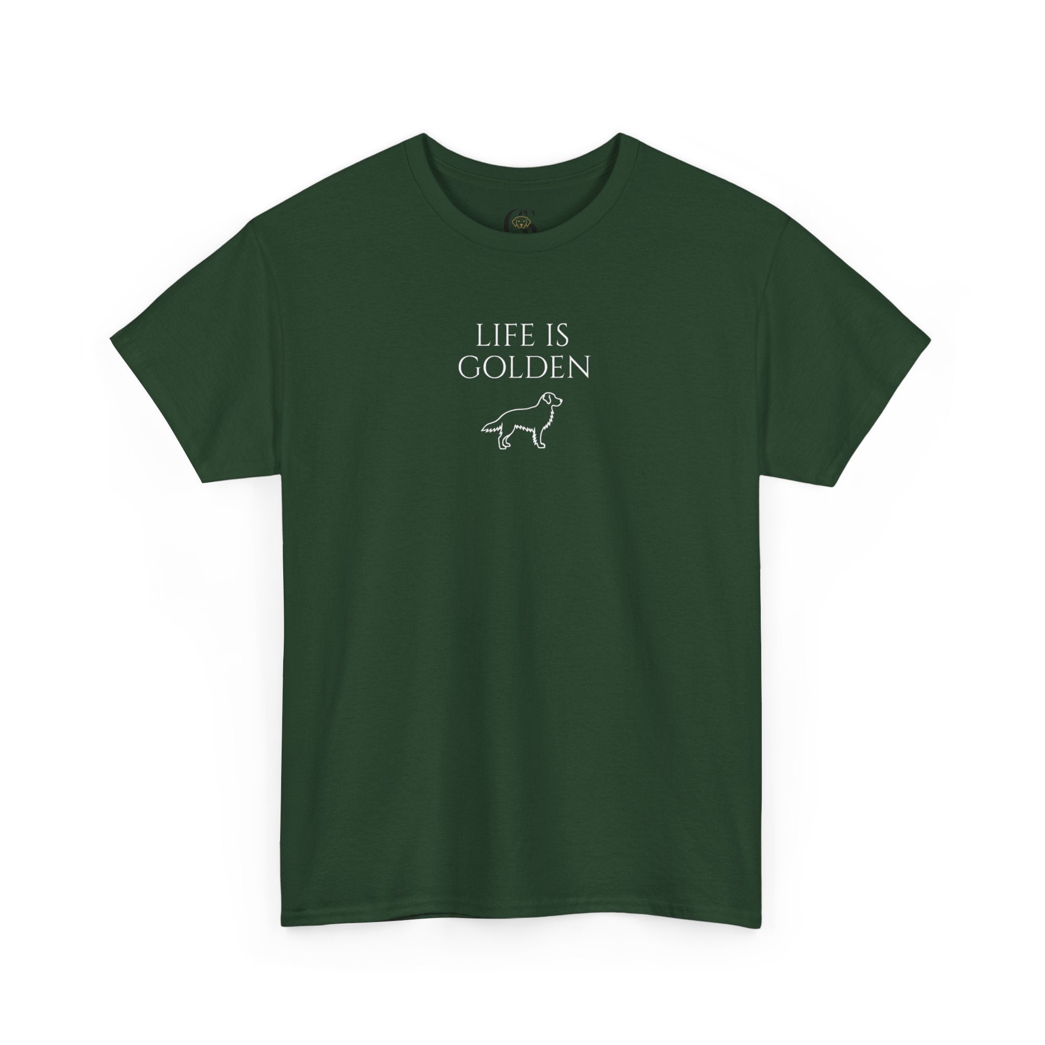 Life Is Golden Golden Retriever Tee