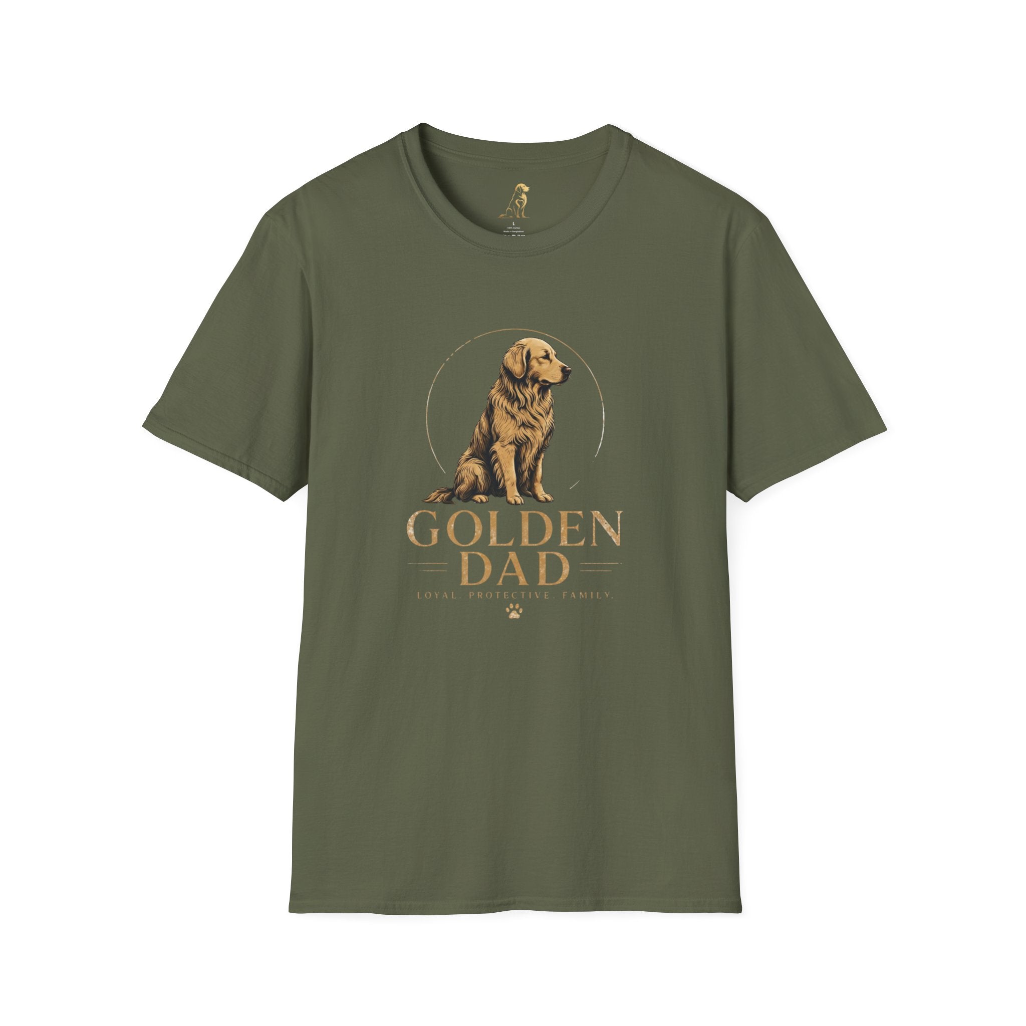 Golden Dad T-Shirt — Golden Retriever Dad Tee